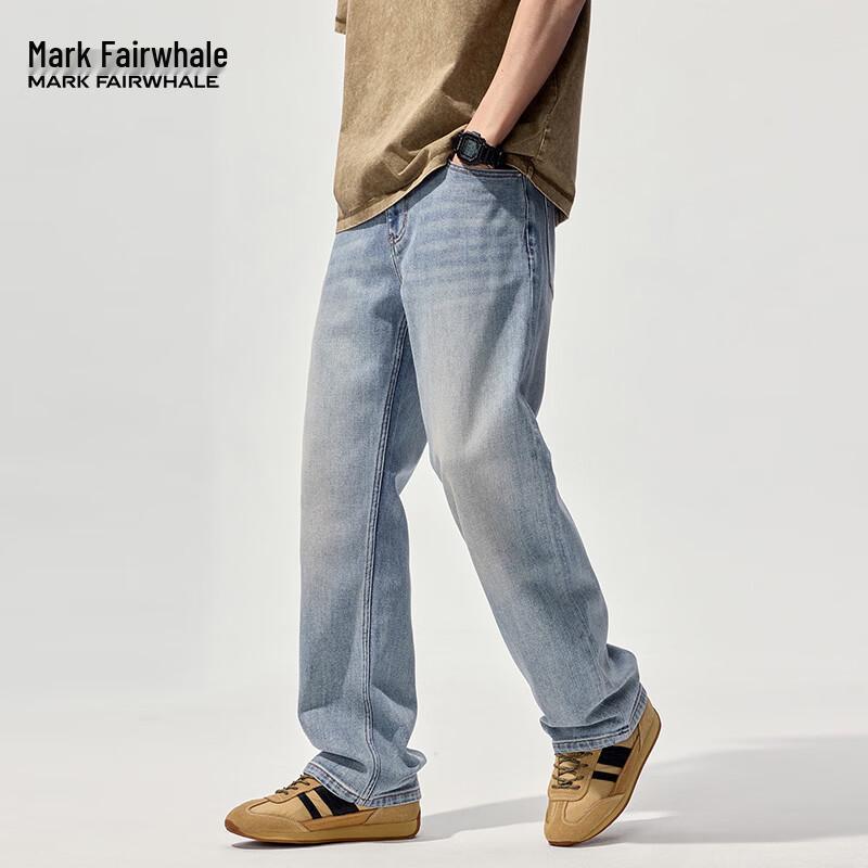 Mark Fairwhale Мужские свободные джинсы прямого кроя