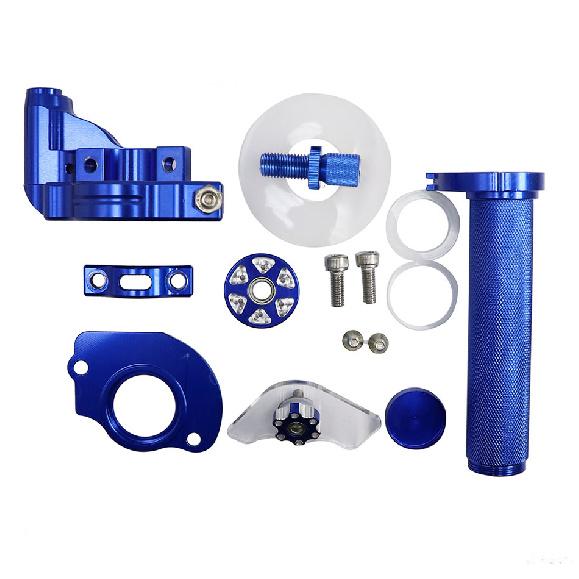 ZSDTRP 22mm Universal CNC Aluminum Accelerator Throttle Twist Grips Handlebars For Motorcycle Moped Scooter Bike M10*1.5 Throttles 2