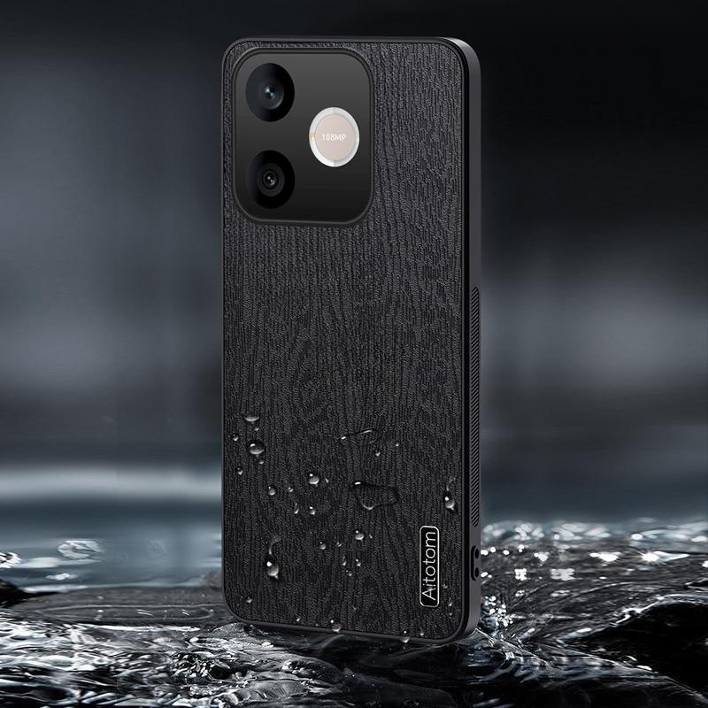 Чехол для Honor 600 Lite с текстурой дерева Дизайн с листьями Чехол для корпуса телефона Honor 600 Lite