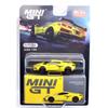 MINI GT USA MiJo Toys Лимитированное издание 2023 Chevrolet Corvette Z06 (Ускорить Желтый) – Левостороннее рулевое управление