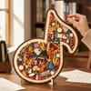 Musical Note Shape Wooden Jigsaw Puzzle Instrument Print Instrument Puzzle  Table Decor