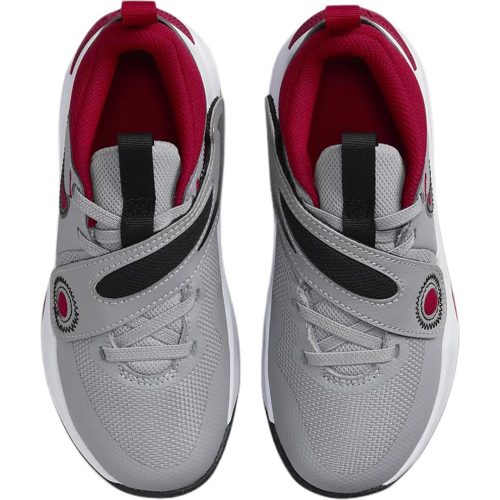 Nike Team Hustle D 11 Cement Grey Black White Gym Red (PS)