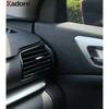 Car Front Side Air Condition Vent Outlet Cover Trim For Mitsubishi Eclipse Cross 2017- Carbon Fiber Interior Accessories