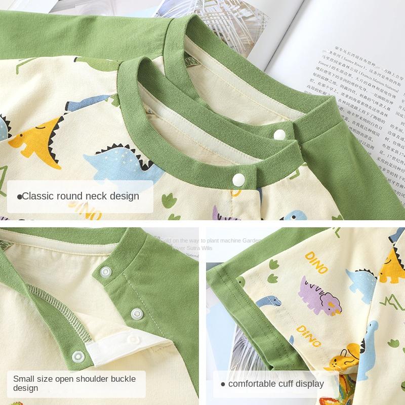 Baby Clothes Casual Short-sleeved T-shirts Summer Clothes Boys Girls Baby Children Children Summer Half-sleeved Tops