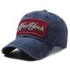 Embroidery Letter Baseball Cap Men Women Outdoor Sun Hat Denim Hat Ponytail Panama Cap Snapback Hat Sun Visor Hats