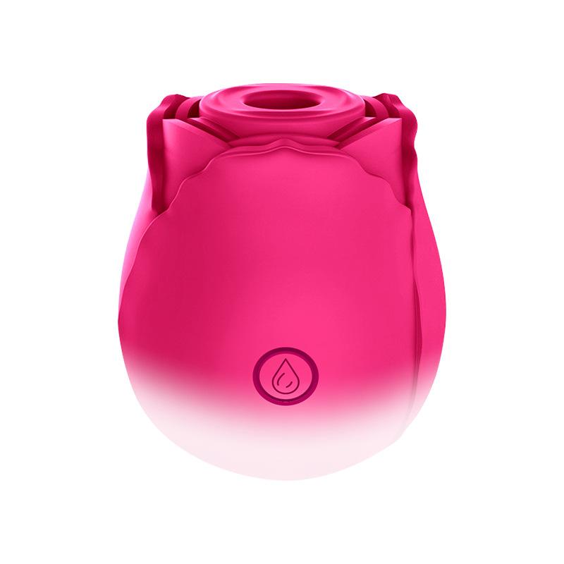 Adult 10-Speed Clitoral Suction Masturbator Jumping Effect Rechargeable Waterproof Silicone Rose Vibrator for Breast Stimulator