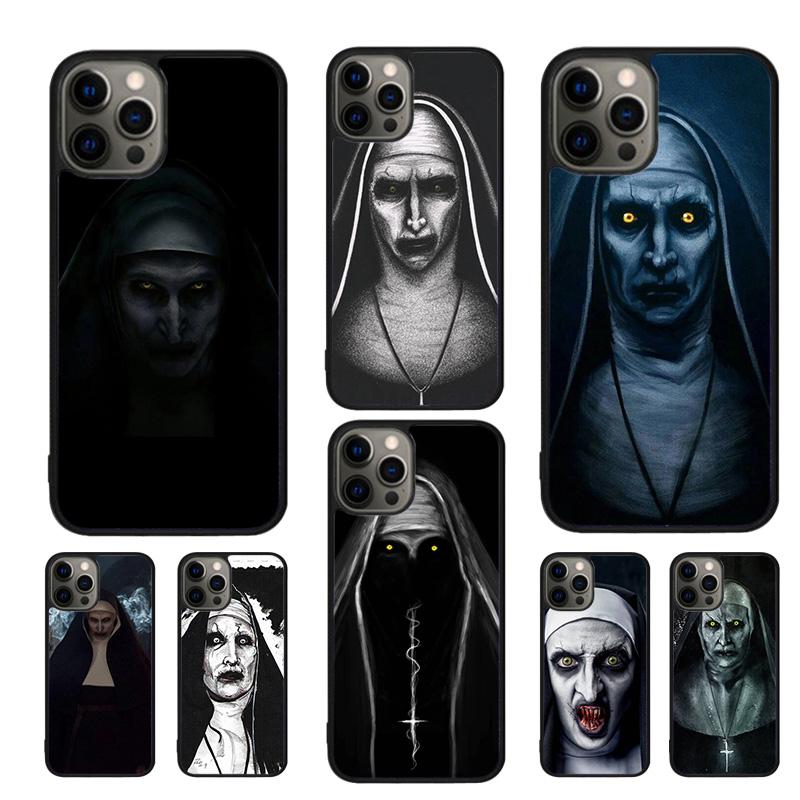 Чехол для телефона Ужасы 'Проклятие монахини' для iPhone 17 Air 16 15 14 11 12 13 Pro MAX Plus coque Чехол Оболочка