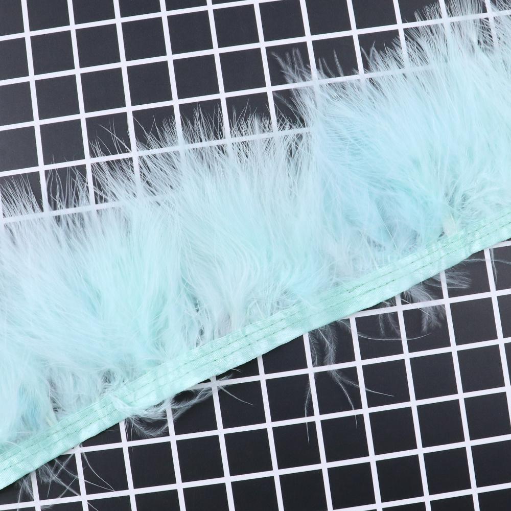 8-10Cm Marabou Turkey Feathers Trim Ribbon Diy Crafts Wedding Party Decor Sewing Clothing Accessories Handmade Home Plume Decor