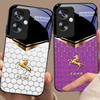 Сотовый Зеленый Конь Для Oppo A79 5G 58 78 74 60 4G Reno 11F Realme GT 6 11 Note 50 10 C55 X2 Закаленное Стекло Черный Чехол для Телефона