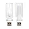 Car Retro 5V LED Bulbs Incandescent Atmosphere Ornament Light Universal USB LED Candle style Rainbow Color Atmosphere Lamp
