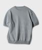 BLACK MOMENT Cool Linen-Like Semi-Overfit Half Sleeve Knit 8 Colors
