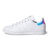 adidas Stan Smith J Белые переливающиеся детские кроссовки Cloud-White Silver-Metallic FX7521