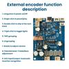 Плата Bluetooth-усилителя 2x25 Вт Выходная мощность Регулируемая по высоким и низким частотам Модуль усилителя мощности DC 6.6V-8.4V С зарядкой Type-C