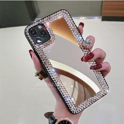 Чехол Miroor Crystal Diamond для Iphone 14 13 12 11 Pro XS Max XR X 8 7 Plus/Samsung S23 S22 S21 S20 S10 A12 A22 A32 A52 A72/Redmi Note10 9 9A 9C 9T