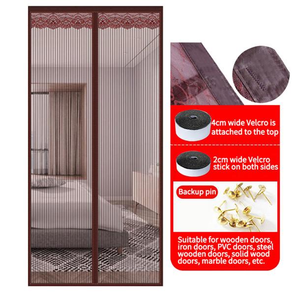 Summer Door Screen Netting Curtains Anti Mosquito Fly Bug Insect Door Curtains Kitchen Bedroom Curtains Netting For Door