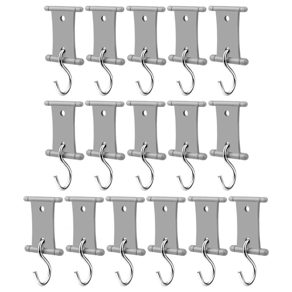 Rv Awning Hooks Universal Double Light Holders for Rv Awning Support Easy To Install Light Clips Hooks Set of 16 Pieces Towel