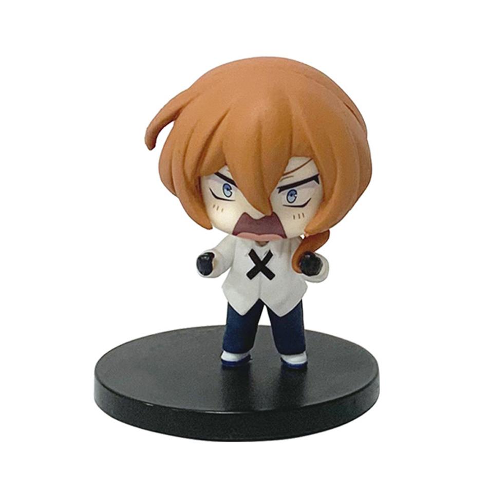 7 см Аниме Фигурка Bungou Stray Dogs Каваий Дазай Осаму Фигурка Милый Накахара Чуя Фигурка ПВХ Коллекционная Модель Кукла Игрушка