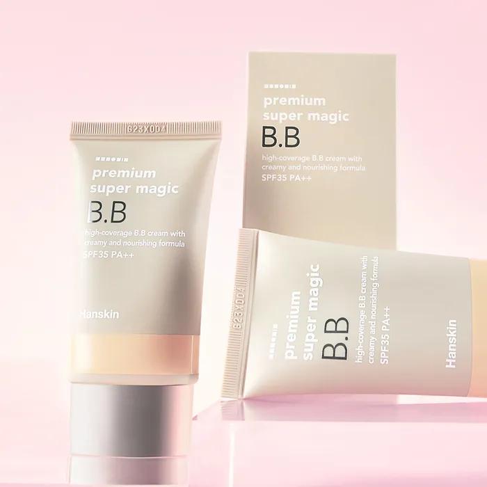 Premium Super Magic BB Cream (45g) + House Sponge 20 Sheets Set
