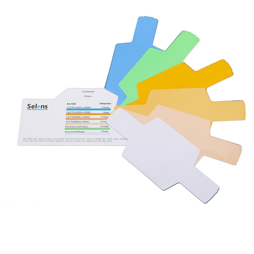 Selens 20Pc Se-Cg20 Flash/Speedlite/Speedlight Color Gels Filters