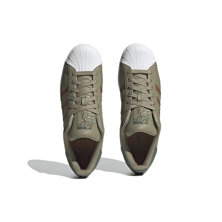 adidas Originals Superstar 'Зеленый Коричневый' GY0012