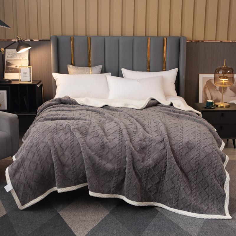 Одеяло из шерпы для дивана-кровати - пушистое, мягкое, уютное одеяло для кровати, флисовое, толстое, теплое одеяло для зимы