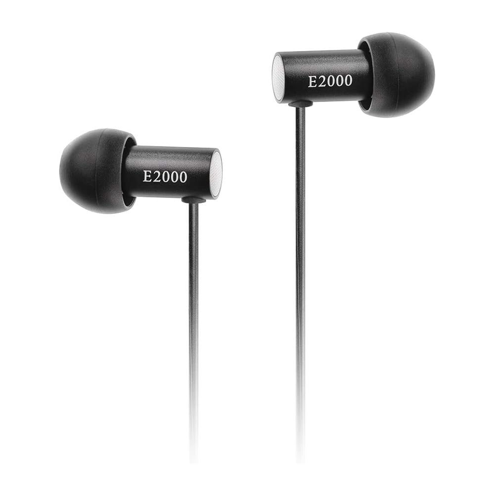 Final E2000 In-Ear Headphones, Matte Black FI-E2DAL