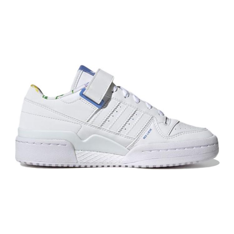 adidas Forum Low Big Kid Save The Bees Детские кроссовки White Cloud-White Blue-Fusion HP6245