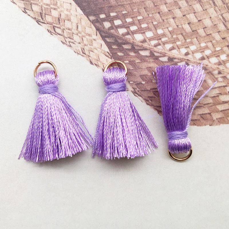 Multicolor Handmade Tassel Earrings & Keychain Bag Pendant
