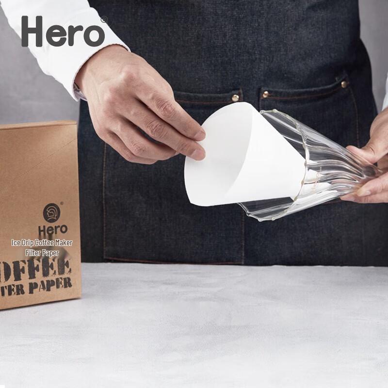 Hero Max Ice Drip and Pour-Over Coffee Filter Paper