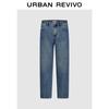Мужские выстиранные ретро зауженные джинсы UR