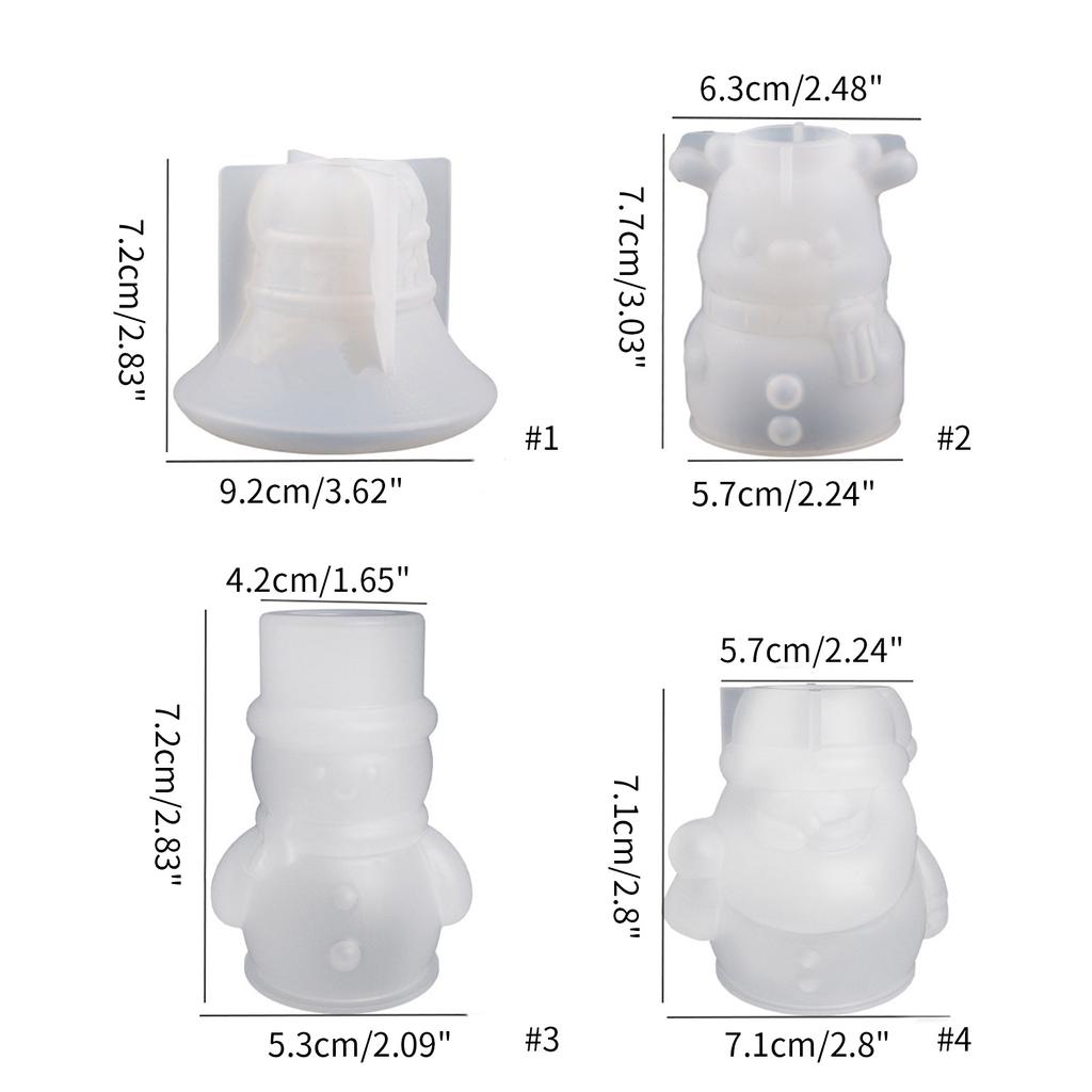 Рождественский лось колокольчики гипс силиконовые формы форма для хранения для изготовления горшка для суккулентов, цветочного горшка, подсвечника