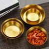 304 Stainless Steel Seasoning Sauce Dish Small Bowl Butter Sushi Vinegar Plates Appetizer Serving Tray for Kitchen Convenience