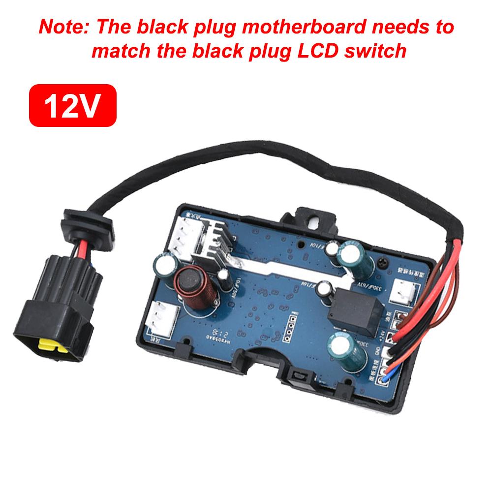 Car Accessories - Car Air Diesel Parking Heater LCD Monitor Switch Motherboard Harness 12V 5KW 5 Buttons For Vehicles Heating Replacement
