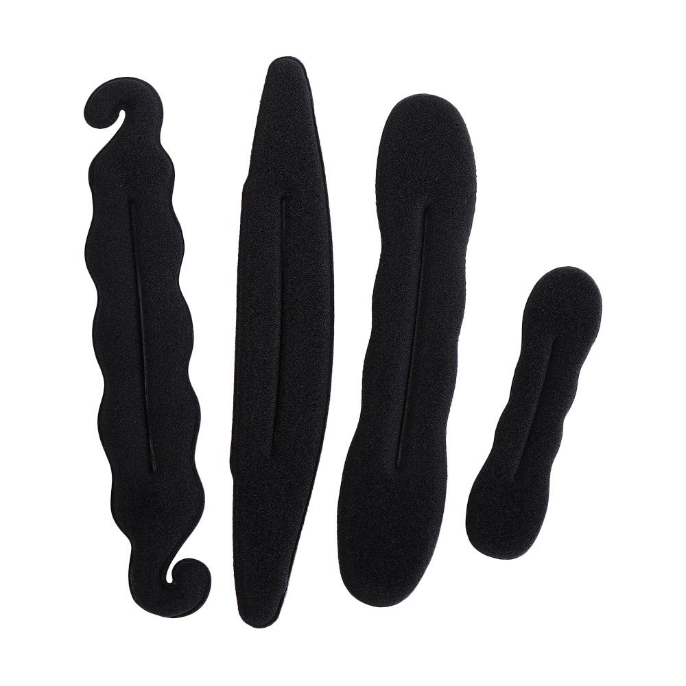 Foam Sponge Clip Hair Bun Maker Hair Disk Donut Bun Curler Braider Hairstyle Twist Maker Women
