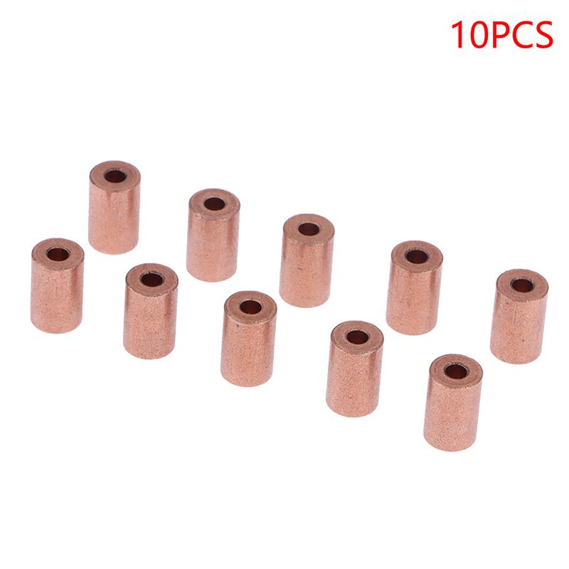 10Pcs Oil Bearing Copper Sleeve Copper Base Small Bearing Metallurgical Parts