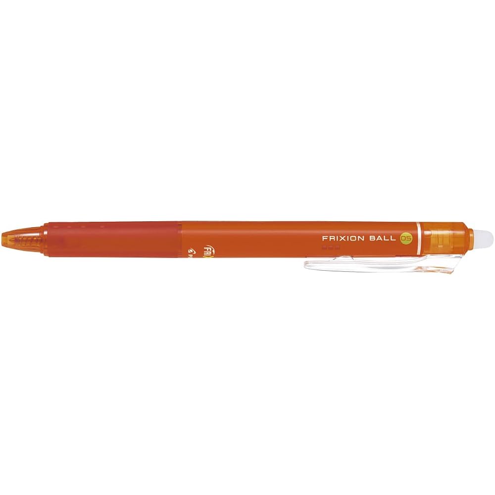 Pilot LFBK230EF10O Стираемая шариковая ручка Frixion Ball Knock, 0,5, Оранжевая, 10 шт.