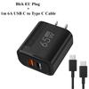 USB C GAN зарядное устройство Всего 65 Вт Быстрая зарядка PD Type C Быстрая зарядка Высокоскоростной мобильный телефон адаптер для iPhone 15 14 Xiaomi Samsung