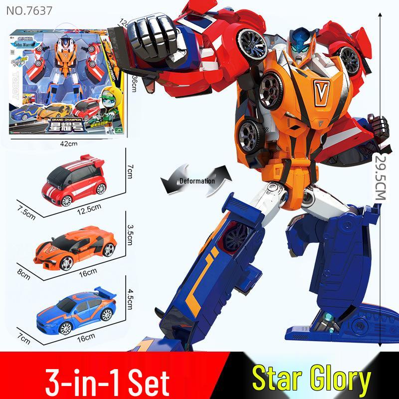 Игрушка-робот-трансформер Tobot Warriors - Галактические детективы Соник Тандер для мальчиков