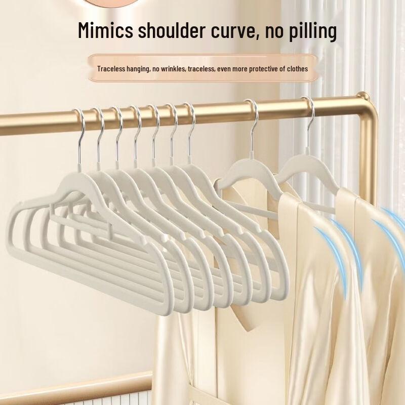 Flocked Clothes Hangers