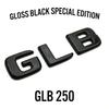 Gloss Black Chrome GLB 220 GLB 250 Car Rear Trunk Emblem Badge Letter Sticker For Mercedes Benz GLB Class Accessories