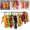 1Bunch Colorful Hanging Artificial String Hanging Chili Fake Foods  For Farmhouse Restaurant