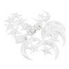 Star Moon String Lights 3.3yd 126LED Decorative String Lights for Ramadan Festival Wedding Party