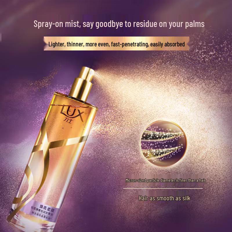 LUX Amber Gold Light Mist Hair Oil 5-Pack (80ml Each)