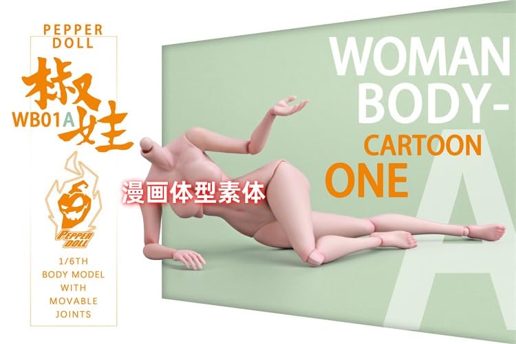Toys & Hobbies [TOYBARJAPAN] 1/6 Scale Chili Toys WB01A PEPPER DOLL Comic Book Female Body for Action Figures