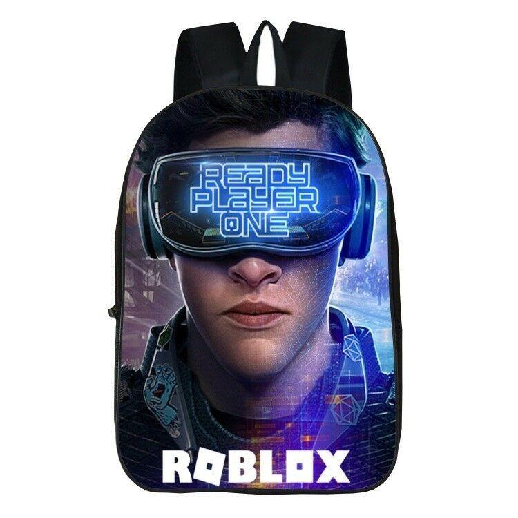 Школьный рюкзак Roblox для детей с большой вместимостью и прочным полиэстеровым материалом