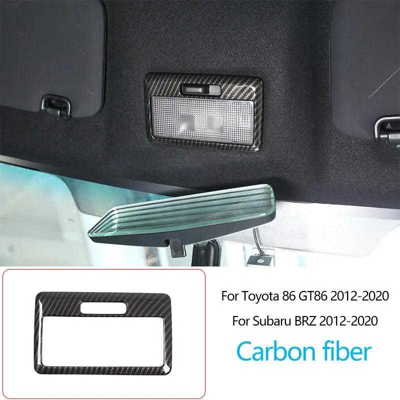 Для Toyota 86/Subaru BRZ 2012-2020 ABS Карбоновое волокно Комплект для интерьера Накладка на панель приборов Центральную консоль Панель переключения передач Накладки Наклейки
