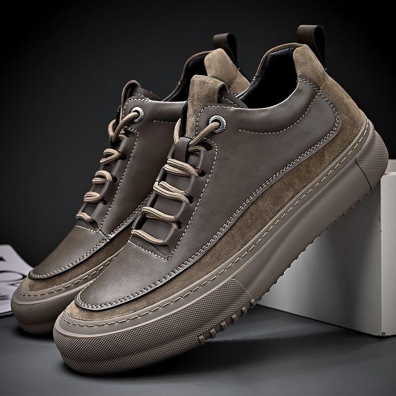 Мужские кожаные высокие кеды Martin Boots