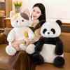 Lazy Animal Series Panda Husky Dog Cat Doll Plush Toy Children'S Gift