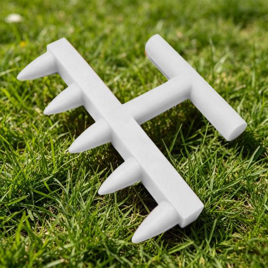 jijijing 3D Printed Seeder, One-Piece Molding Hole Making Impact-Resistant Ergonomic T-Shaped Grip Gardening Seeds Sowing Tool