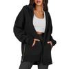 Womens Zip Up Hoodies Long Sleeve Fall Oversized Sweatshirts Jacket With Pockets  Fashion Clothes Hoodies For Women